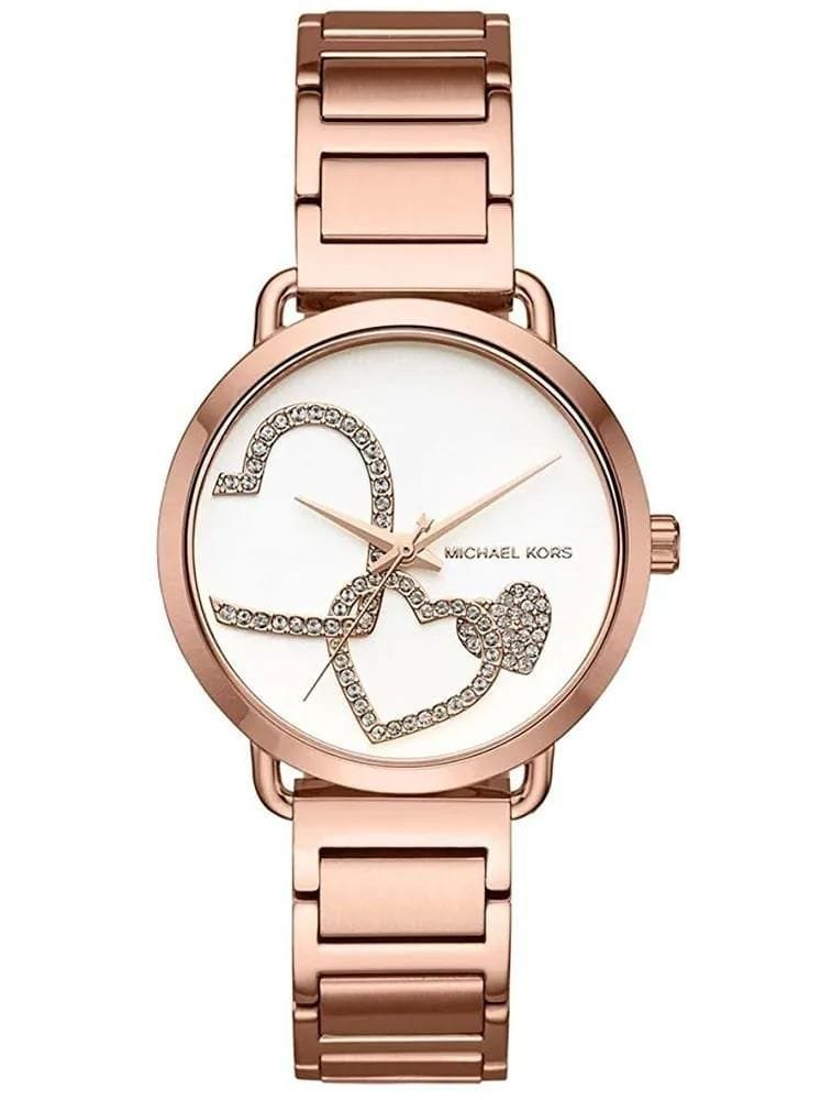 Montre Michael Kors Portia MK3825 Femme Cœur Or Rose