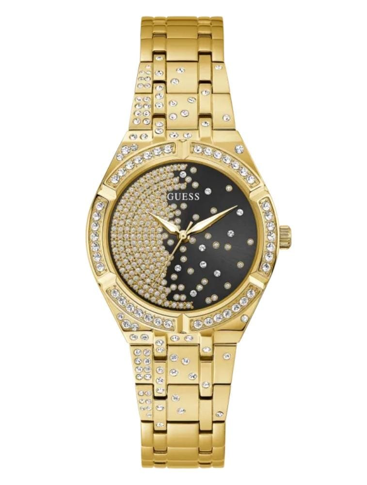 Montre Guess GW0312L2 pour femme, Bracelet Acier Doré avec Cristaux