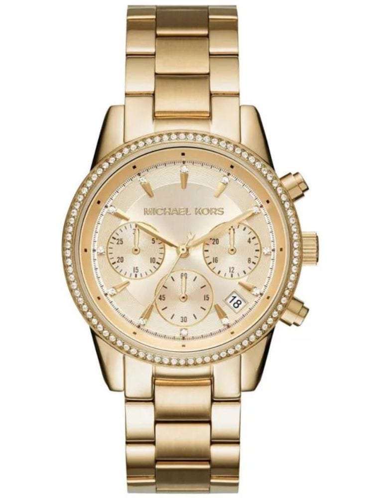 Montre Michael Kors Ritz MK6356 pour Femme – Chic doré & chronographe
