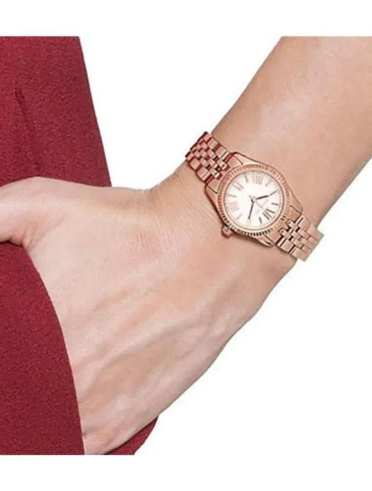 Montre Femme Michael Kors Lexington Mini MK3230 Or Rose 26mm – Image 4