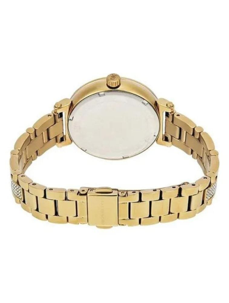 Montre Femme Michael Kors Sofie MK3881 Dorée avec Cadran à Fleurs en Cristaux – Image 3