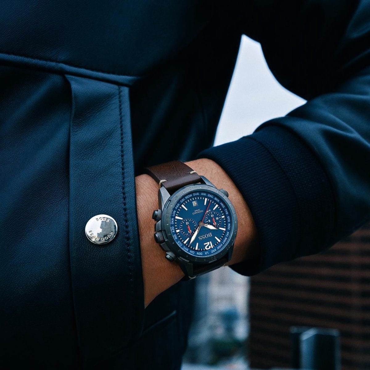 Montre Hugo Boss Nomad 1513773 GMT Homme - الصورة 4