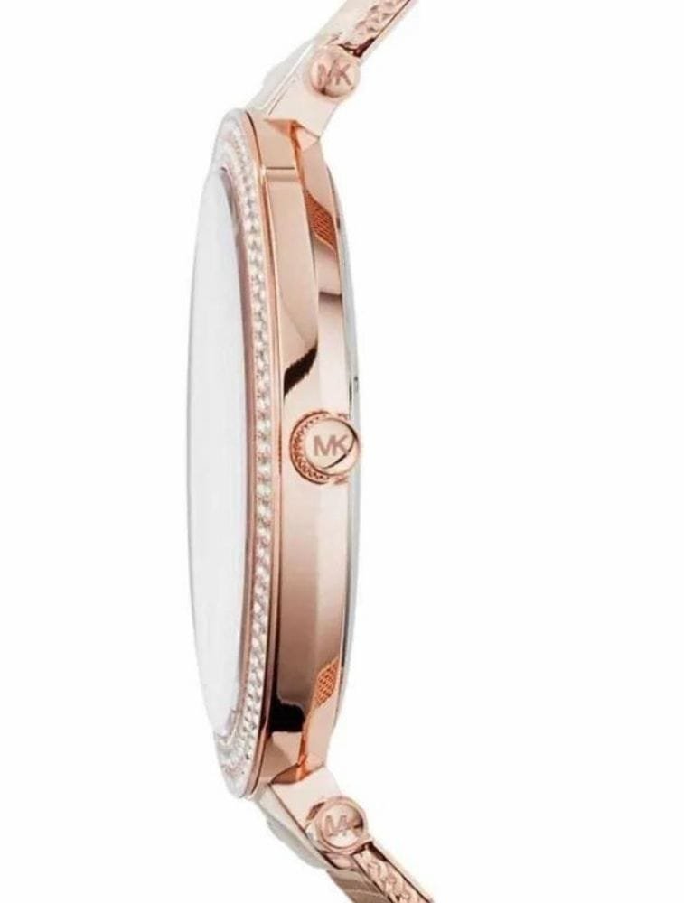 Montre Michael Kors Darci MK3369 Femme Or Rose Maille Milanaise – Image 2