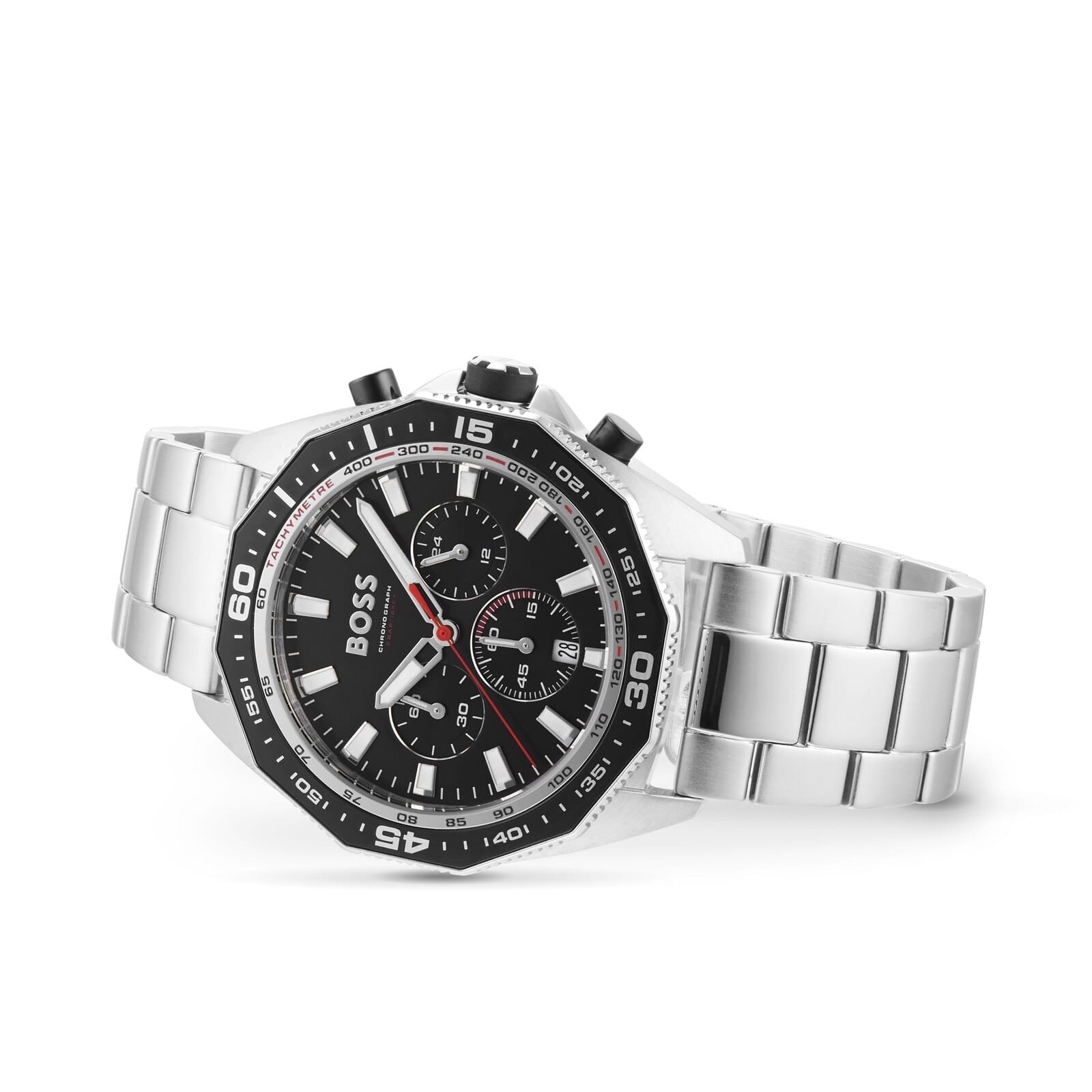 Montre Homme Hugo Boss Energy 1513971 Chronographe Noir et Argenté – Image 6