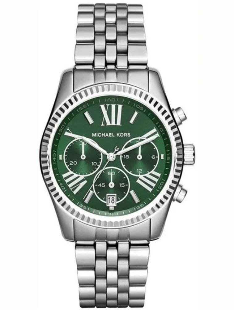 Montre Michael Kors Lexington MK6222 Chronographe Femme Cadran Vert