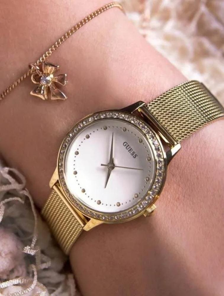 Montre Guess Chelsea W0647L7 Femme Dorée – Image 5