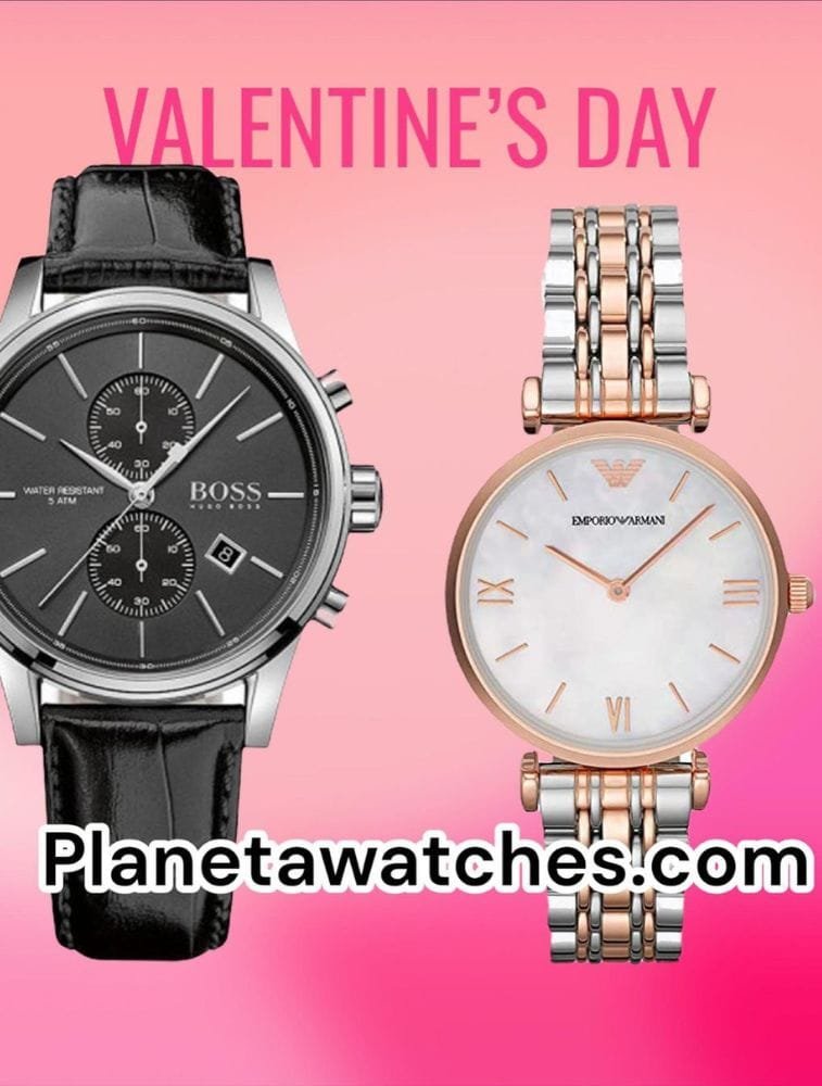 Montre Pack Couple Montre Hugo Boss Homme + Emporio Armani Femme