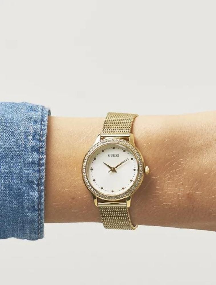 Montre Guess Chelsea W0647L7 Femme Dorée – Image 6