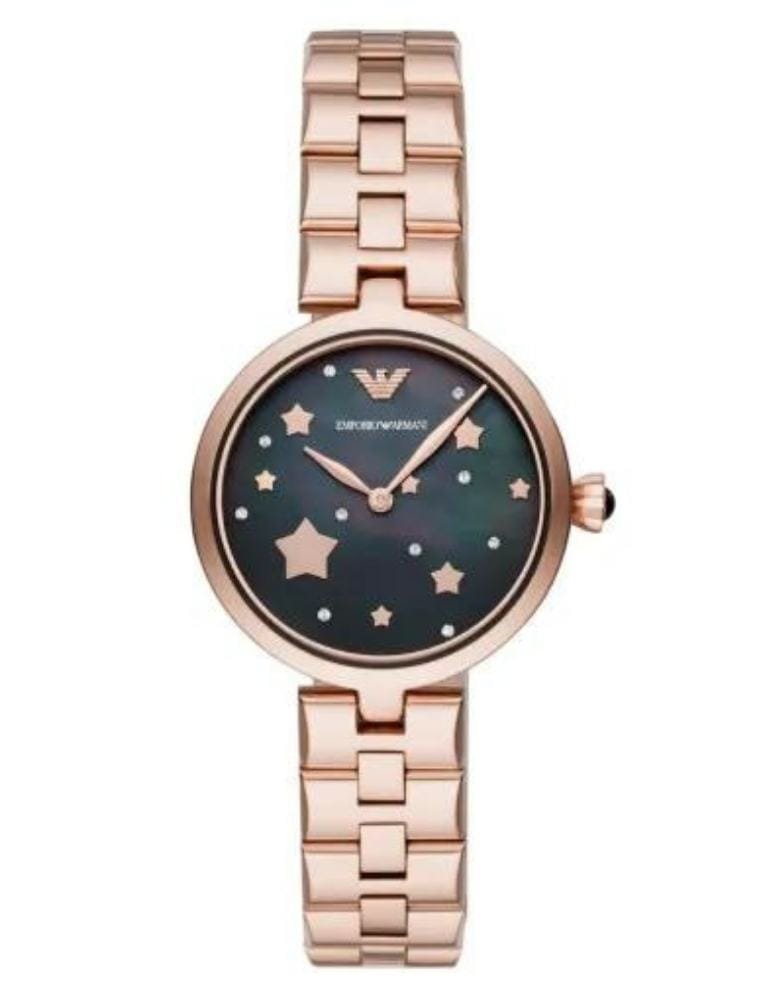 Montre Emporio Armani Aurora AR11197 Femme Bicolore