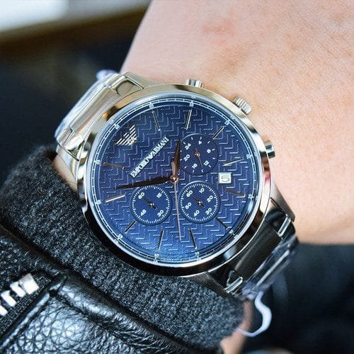 Montre Homme Emporio Armani AR2486 Chronographe Acier – Image 5