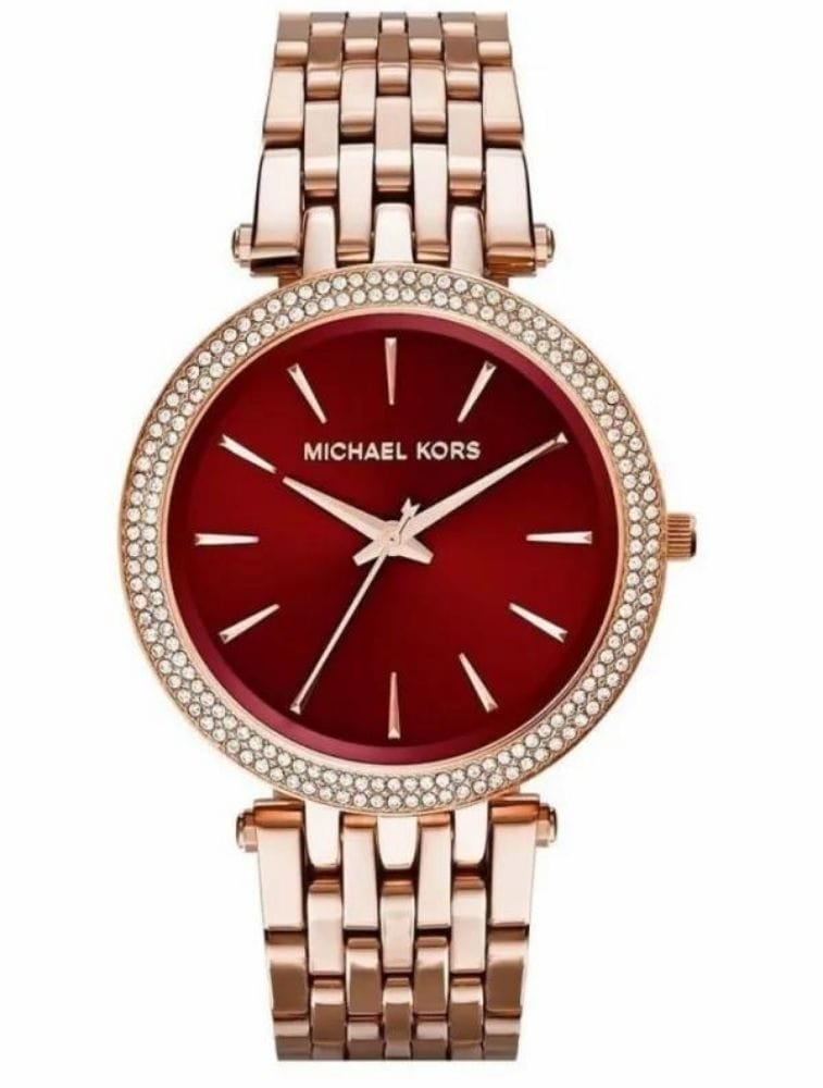 Montre Michael Kors Darci MK3378 Femme Or Rose et Rouge