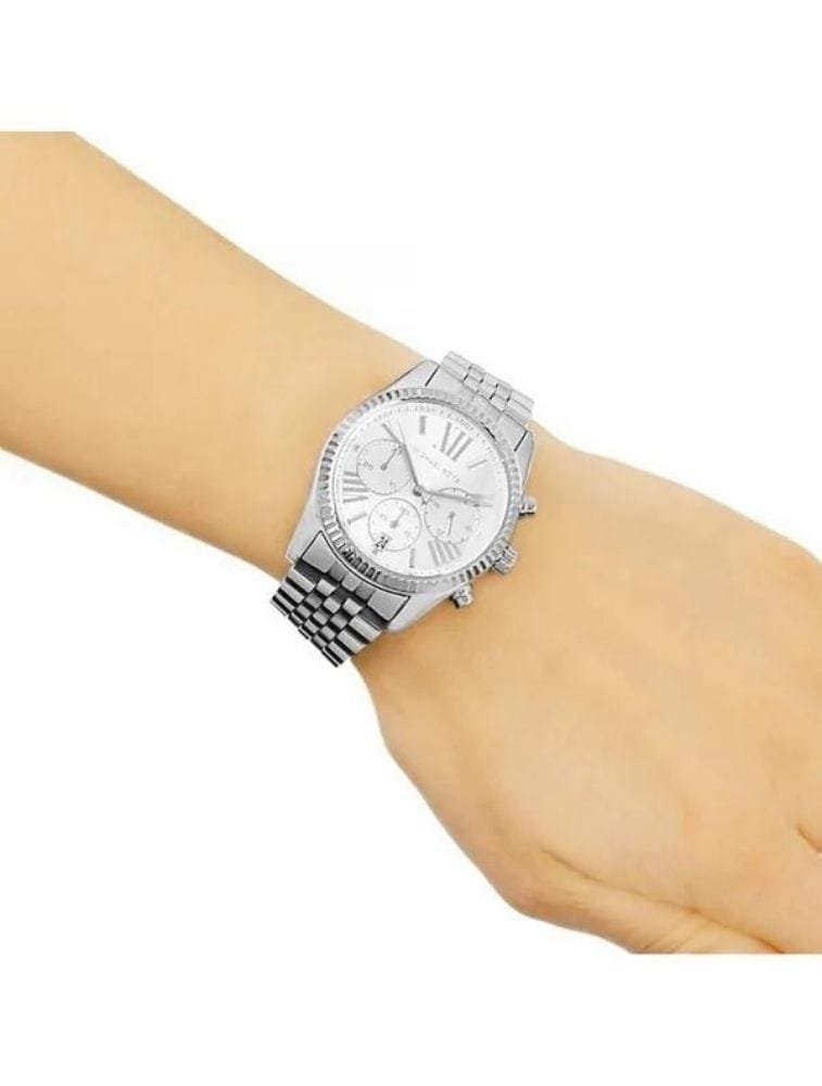 Montre Michael Kors Lexington MK5555 Chronographe Femme Acier – Image 3