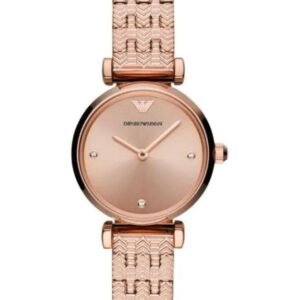 Montre Emporio Armani Gianni T-Bar AR11342 Femme Or Rose
