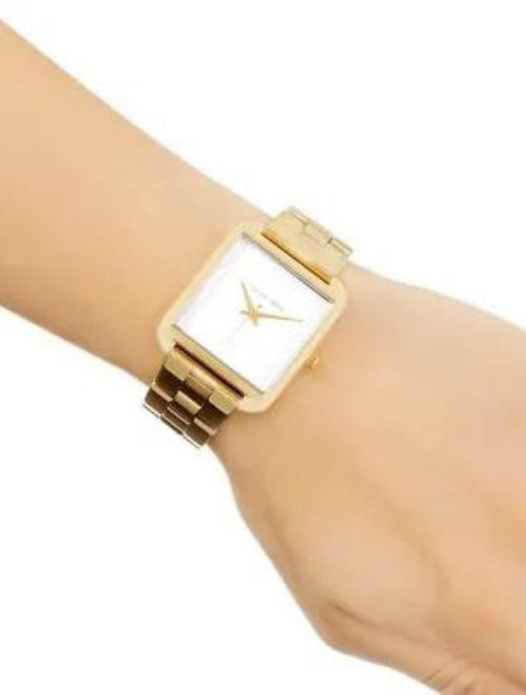 Montre Michael Kors Lake MK3644 Femme Dorée Carrée – Image 2