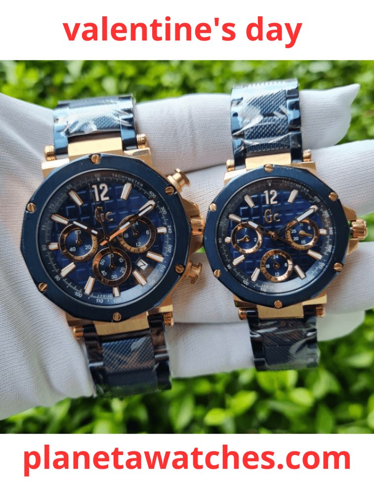 Montre Pack 2 montres Gc Guess Collection Y53005G2MF 44mm et 35 mm style2