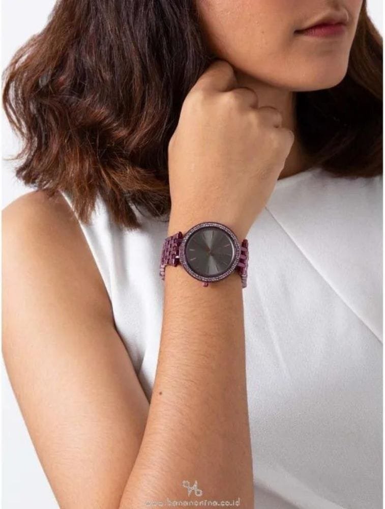 Montre Femme Michael Kors Darci MK3554 Violette et Cadran Gris – Image 5