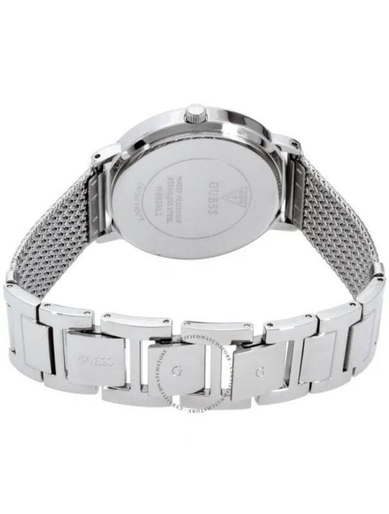 Montre Guess Willow W0836L2 Femme — Argentée Maille Tressée – Image 3