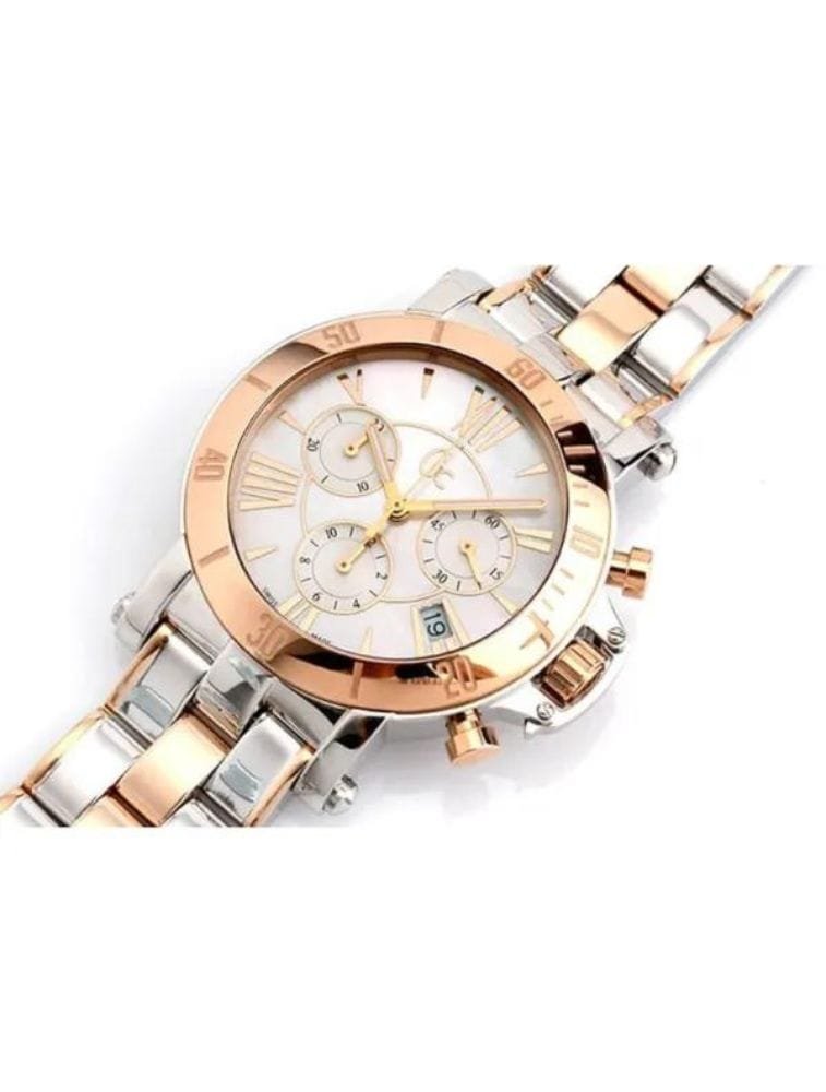 Montre Femme Gc Guess Collection Diver Chic X73002M1S Acier et Or Rose – Image 3
