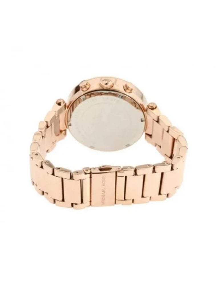 Montre Femme Michael Kors Parker MK5781 Or Rose avec Cadran en Nacre – Image 2