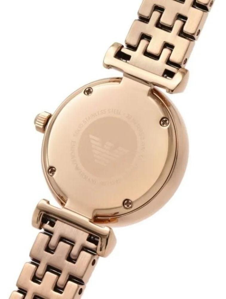 Montre Emporio Armani Gianni T-Bar AR11342 Femme Or Rose – Image 3