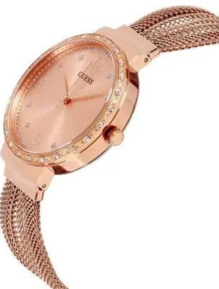 Montre Guess Chiffon W1083L3 Femme Or Rose – Image 2