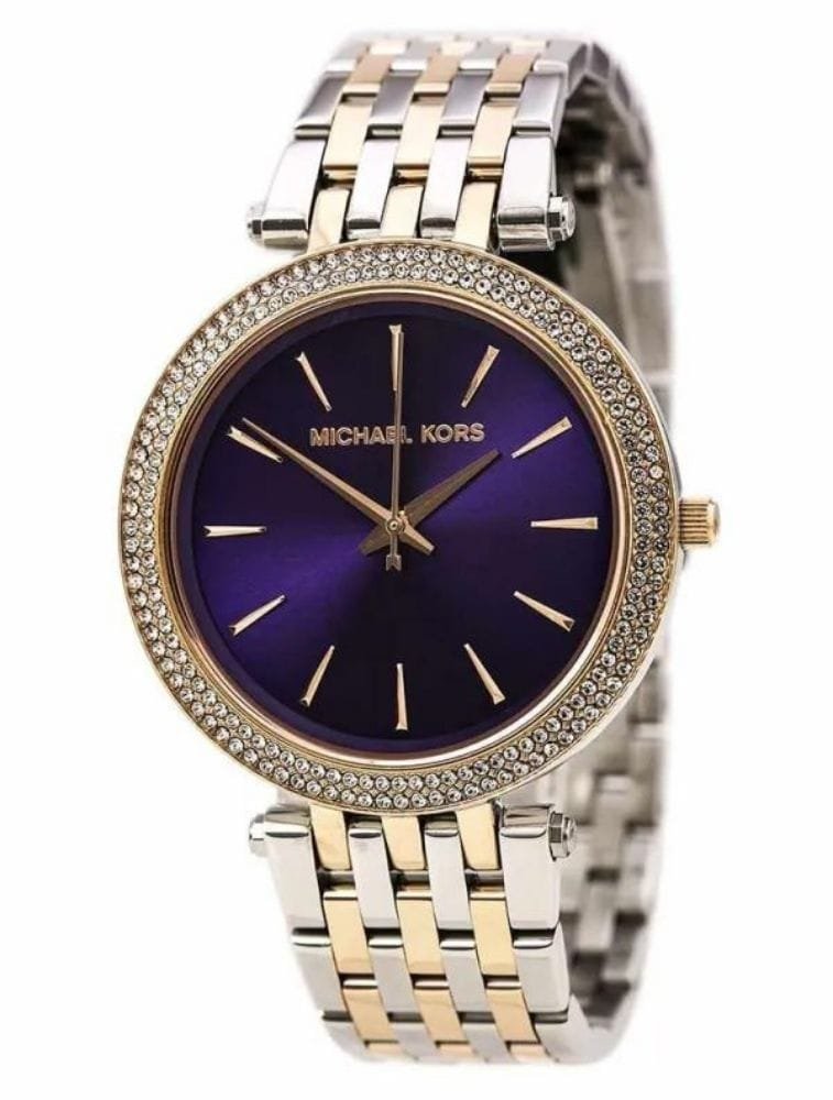 Montre Michael Kors Darci MK3353 Femme Bicolore Cadran Violet