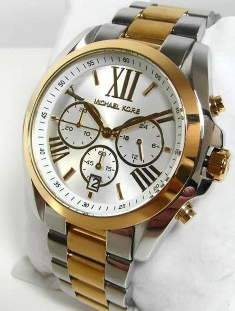 Montre Michael Kors Bradshaw MK5627 Chronographe Femme Bicolore – Image 2
