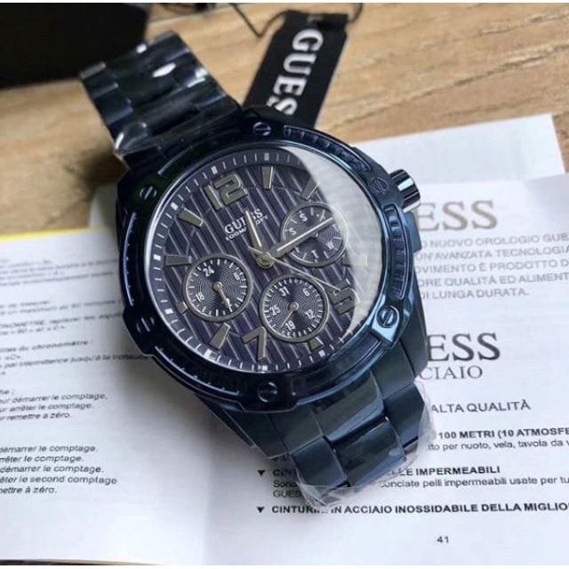 Montre Guess W0601G2 Flagship Multifonction Bleue pour Homme – Image 2