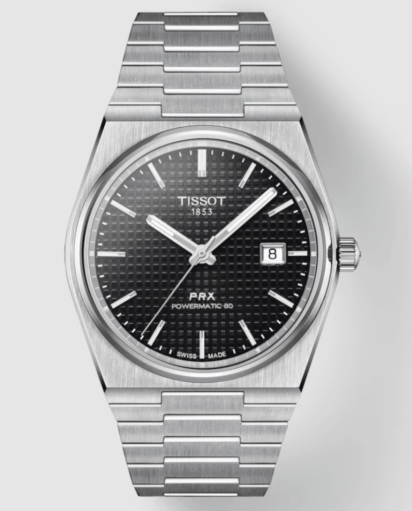Montre Tissot PRX Powermatic 80 – Montre Homme 40mm Cadran Noir T137.407.11.051.00