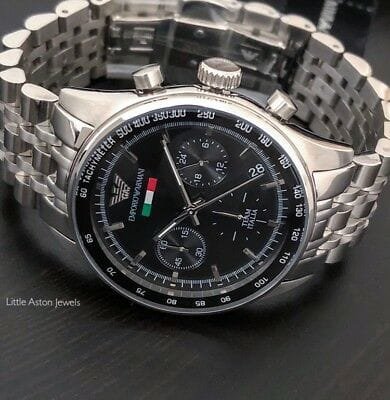 Montre Homme Emporio Armani AR5983 Chronographe "Team Italia" Édition Spéciale – Image 4