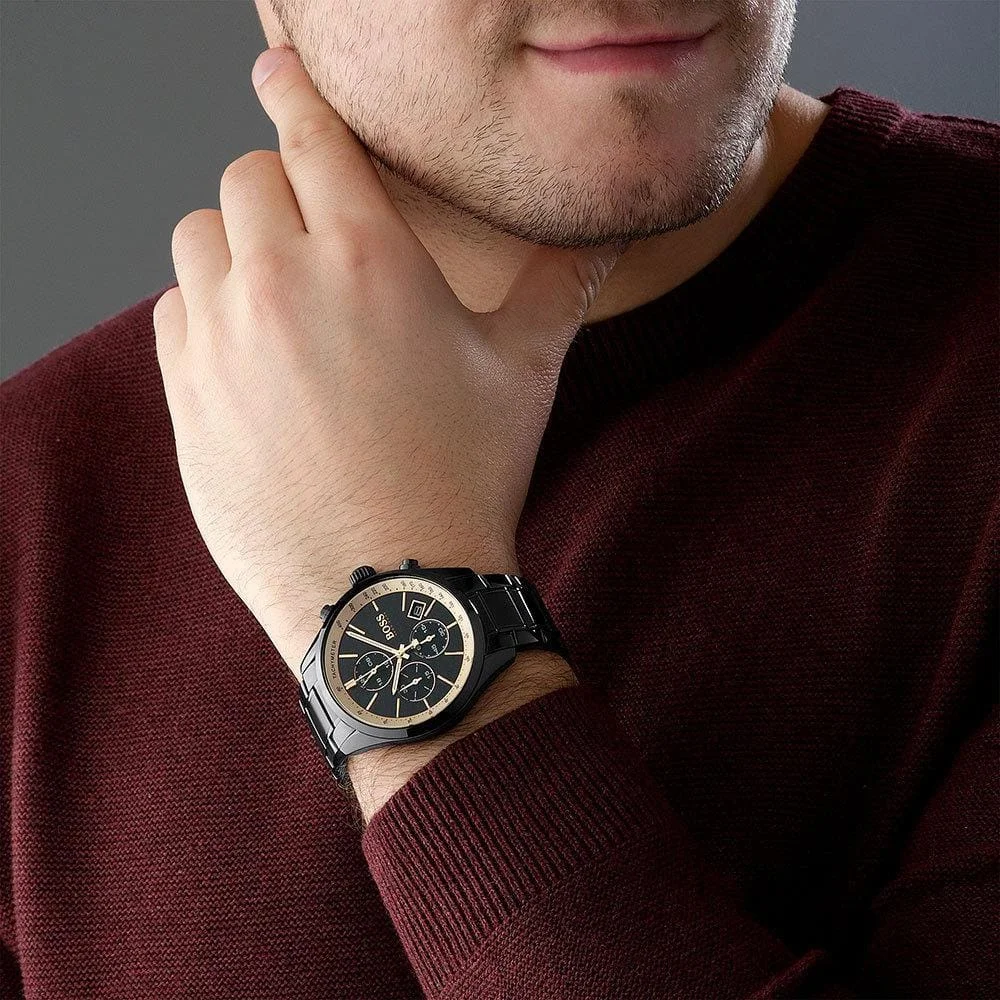 Montre Idée Cadeau Saint Valentin 2026 : Le Coffret Couple Luxe "Black & Gold" - الصورة 4