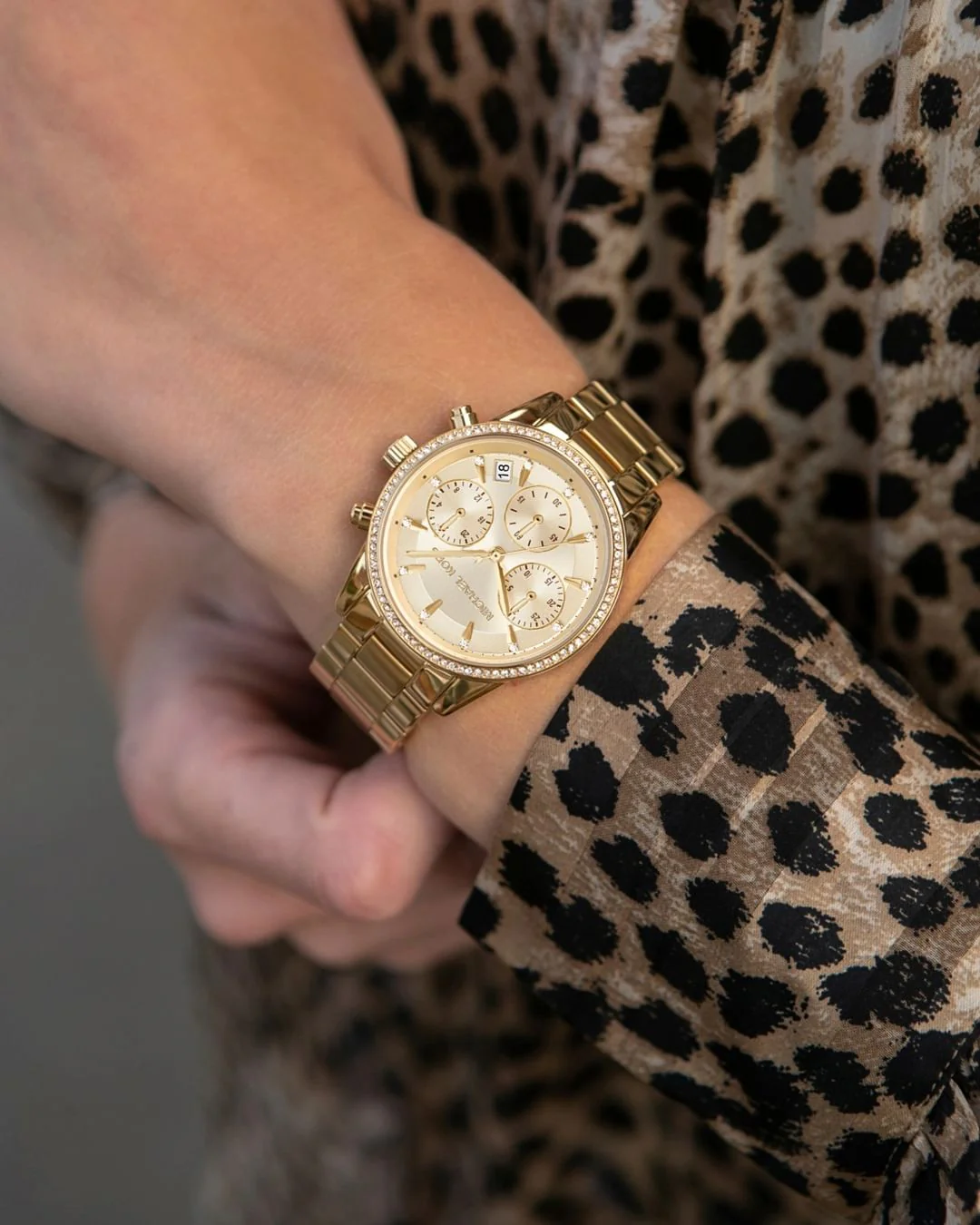 Montre Michael Kors Ritz MK6356 pour Femme – Chic doré & chronographe – Image 2