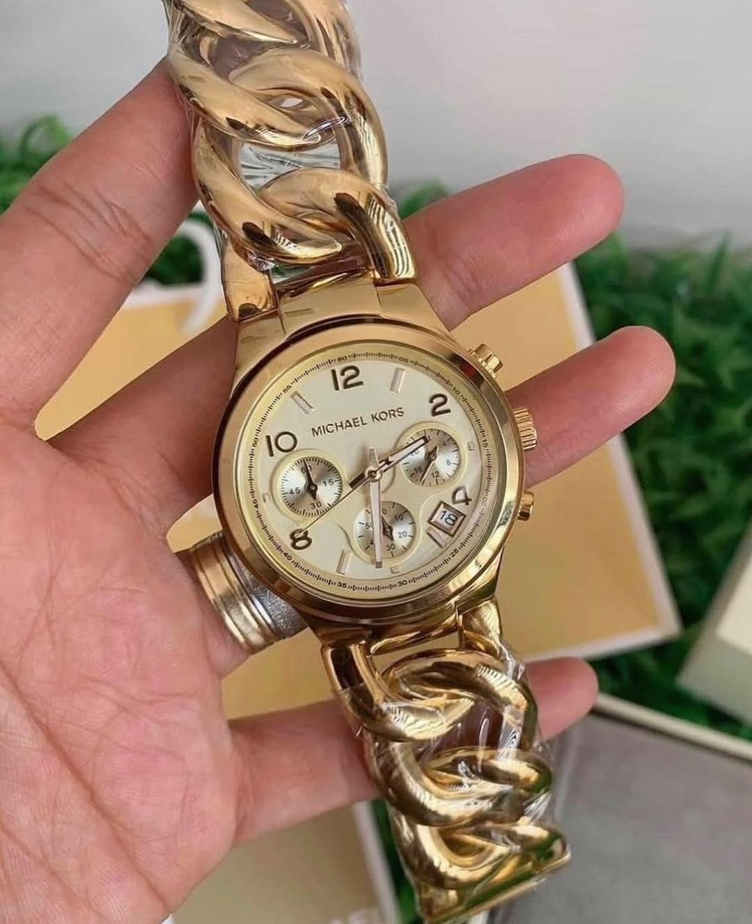 Montre Michael Kors Runway Twist MK3131 Femme Dorée – Image 5
