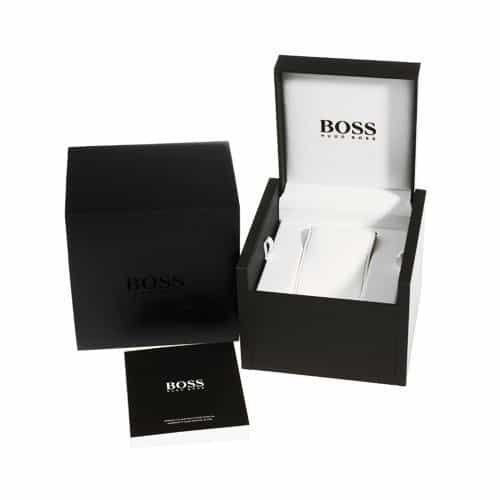 Montre Homme Boss Velocity Chronograph 1513718 Silicone Blanc 44mm – Image 6