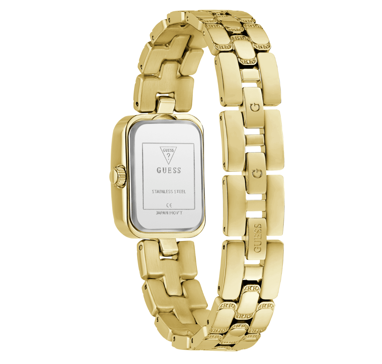 Montre Femme Guess GW0865L2 : L'Élégance Rectangulaire Dorée – Image 4