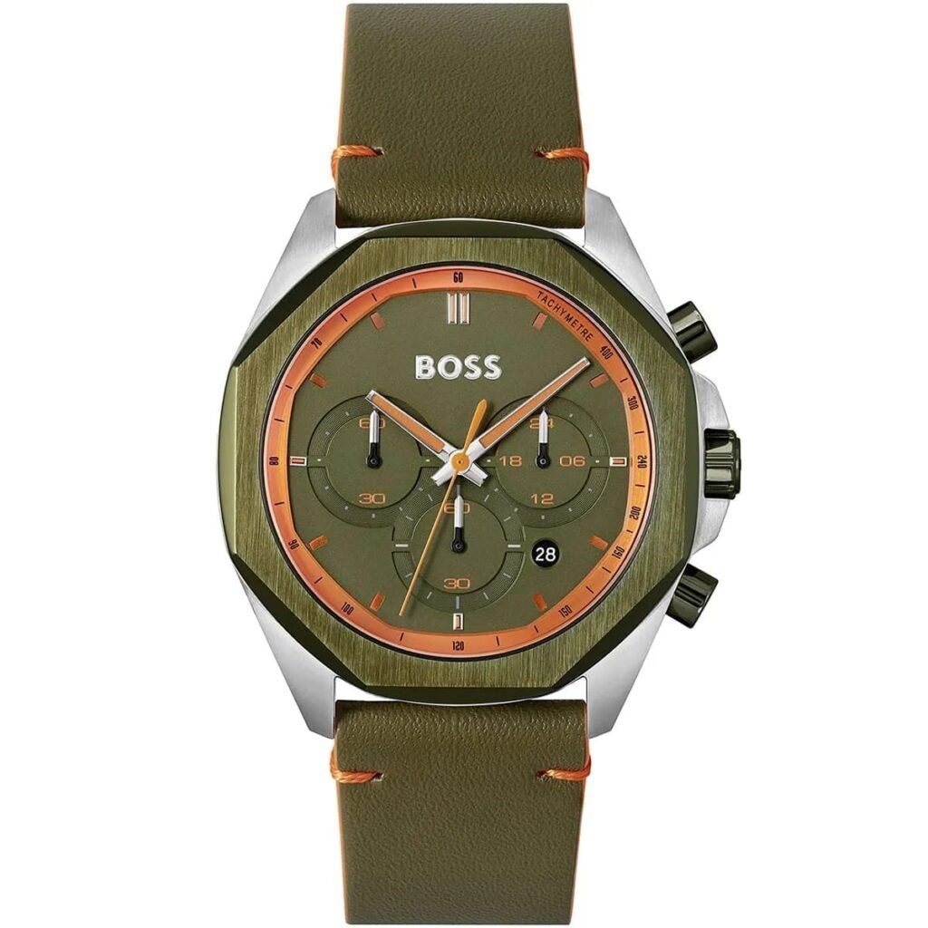 Montre Hugo Boss Cloud 1514018 Chronographe Homme Vert Olive