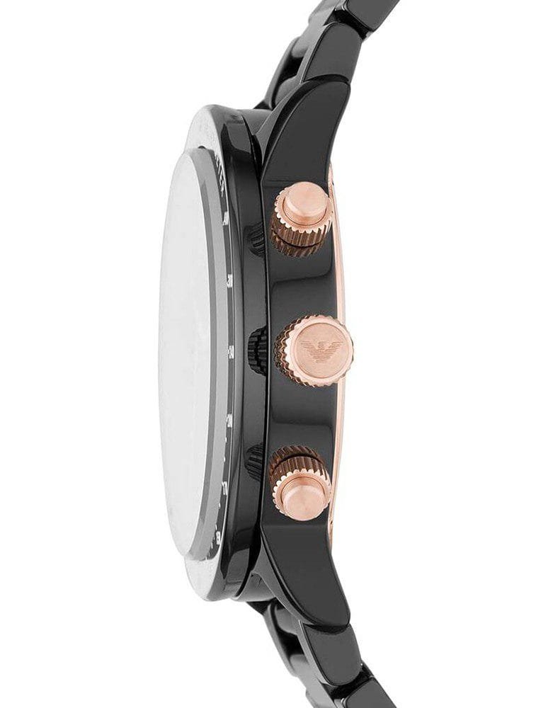 Montre Emporio Armani AR70002 Chronographe Homme Céramique Noire - الصورة 3