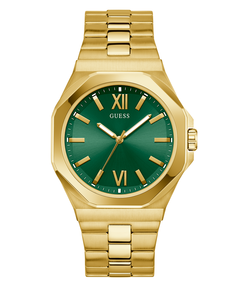 Montre Guess GW0849G2 Emperor – Montre Homme Dorée à Cadran Vert
