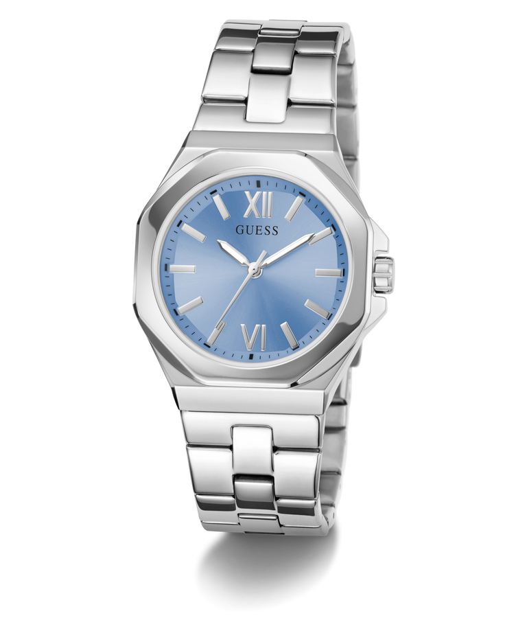 Montre Guess Empress GW0873L1 Montre Femme Argentée Cadran Bleu – Image 3