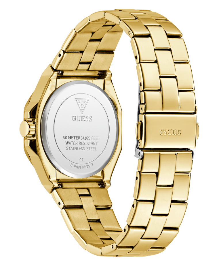 Montre femme Guess GW0873L2 Empress en acier inoxydable doré avec cadran vert - الصورة 4