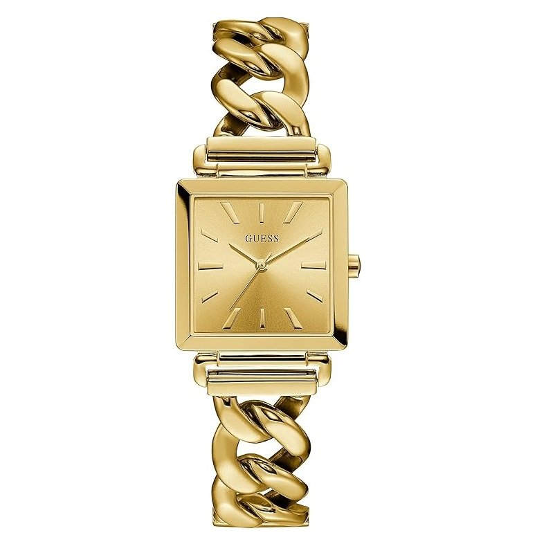Montre Guess W1029L2 Vanity – Montre femme dorée à cadran carré