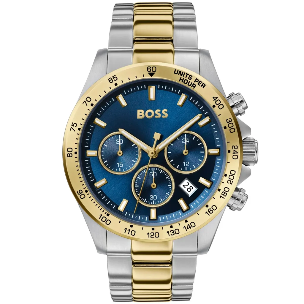 Montre Hugo Boss 1513767 Hero – Montre homme chronographe bicolore