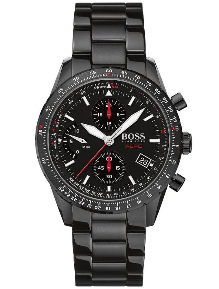 Montre Homme Hugo Boss 1513771 Chronographe Noir Sport