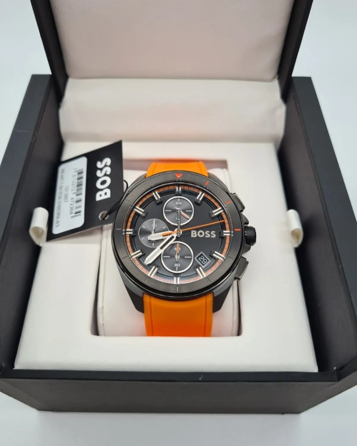 Montre Hugo Boss Volane Orange 1513957 Montre Homme Chronographe - الصورة 3