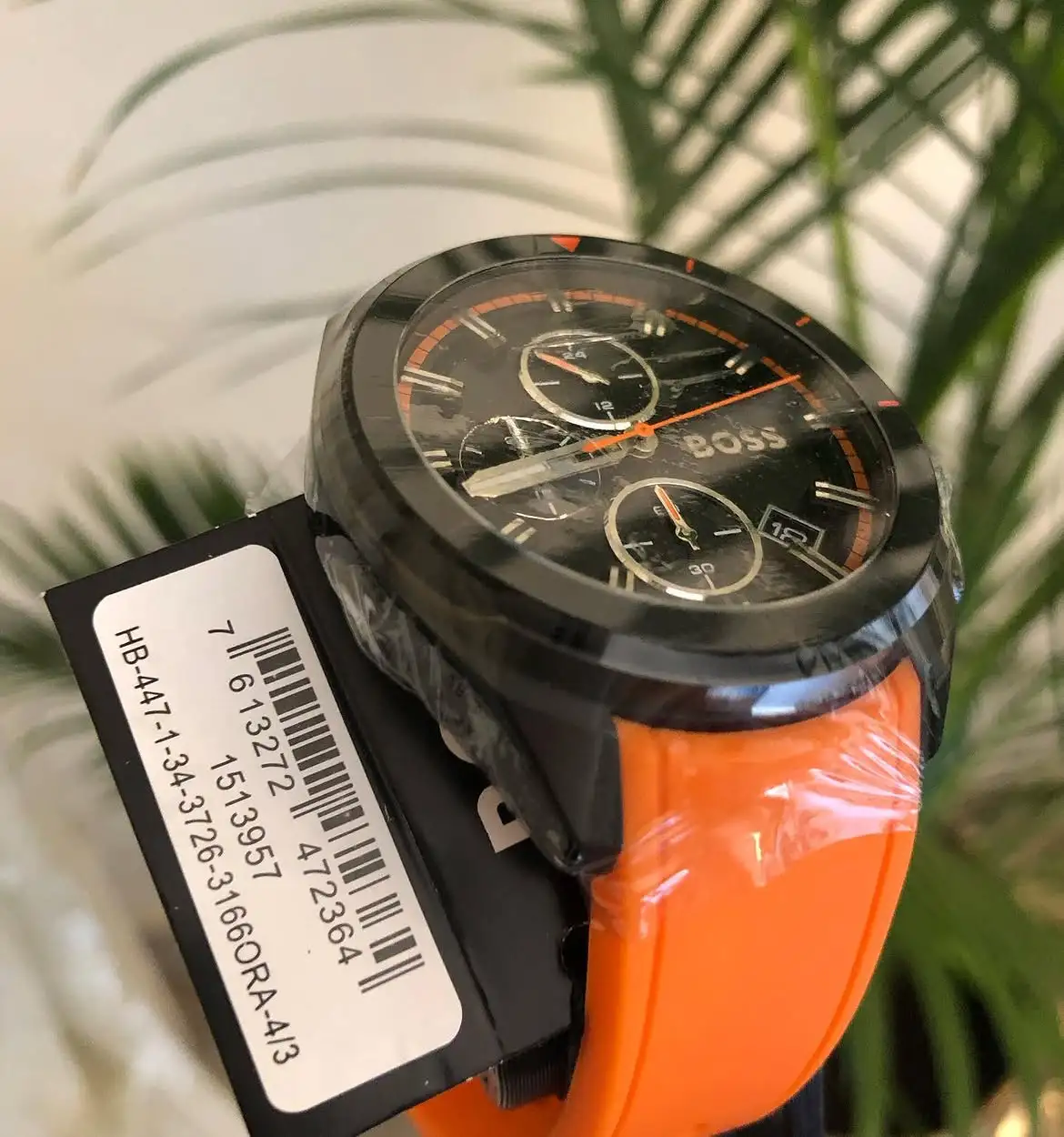 Montre Hugo Boss Volane Orange 1513957 Montre Homme Chronographe - الصورة 2