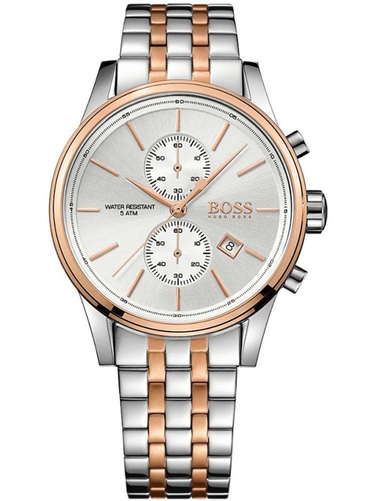 Montre Hugo Boss Jet 1513385 Chronographe Bicolore Homme