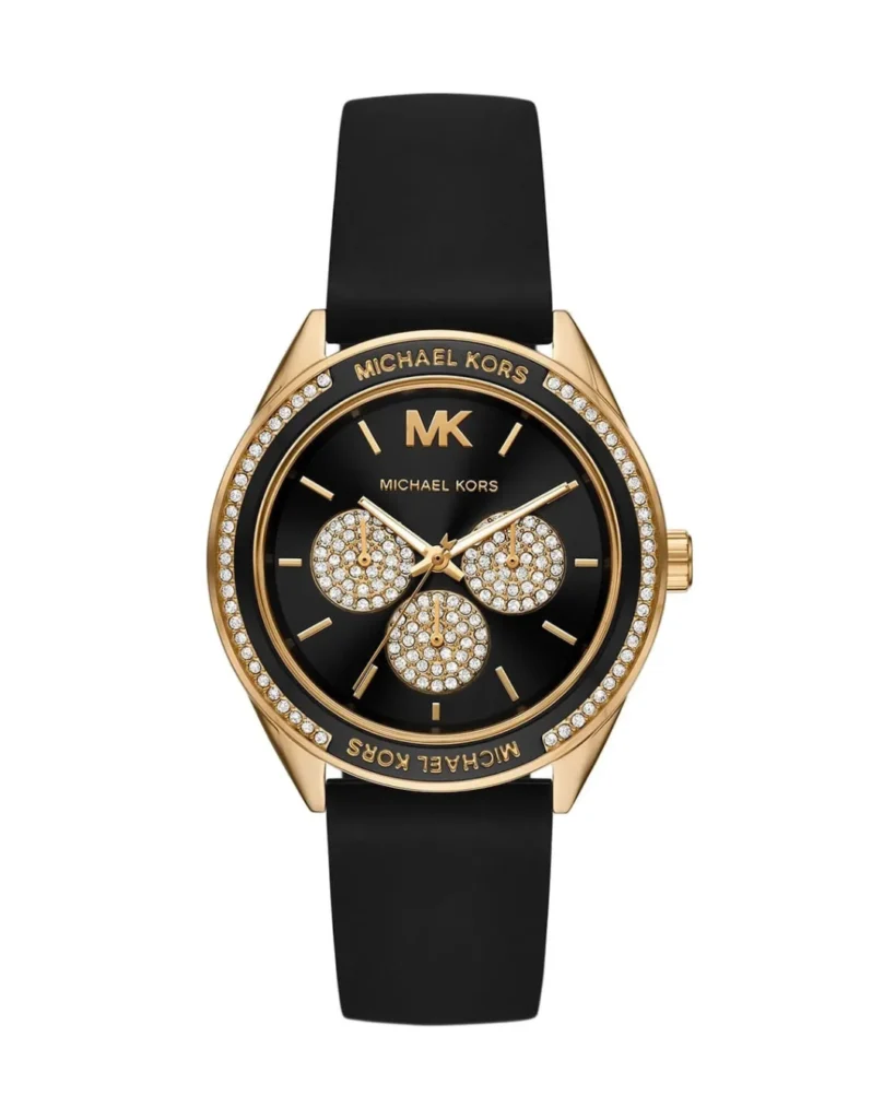 Montre Michael Kors Jessa MK6944 – Montre Femme Dorée à Cadran Noir