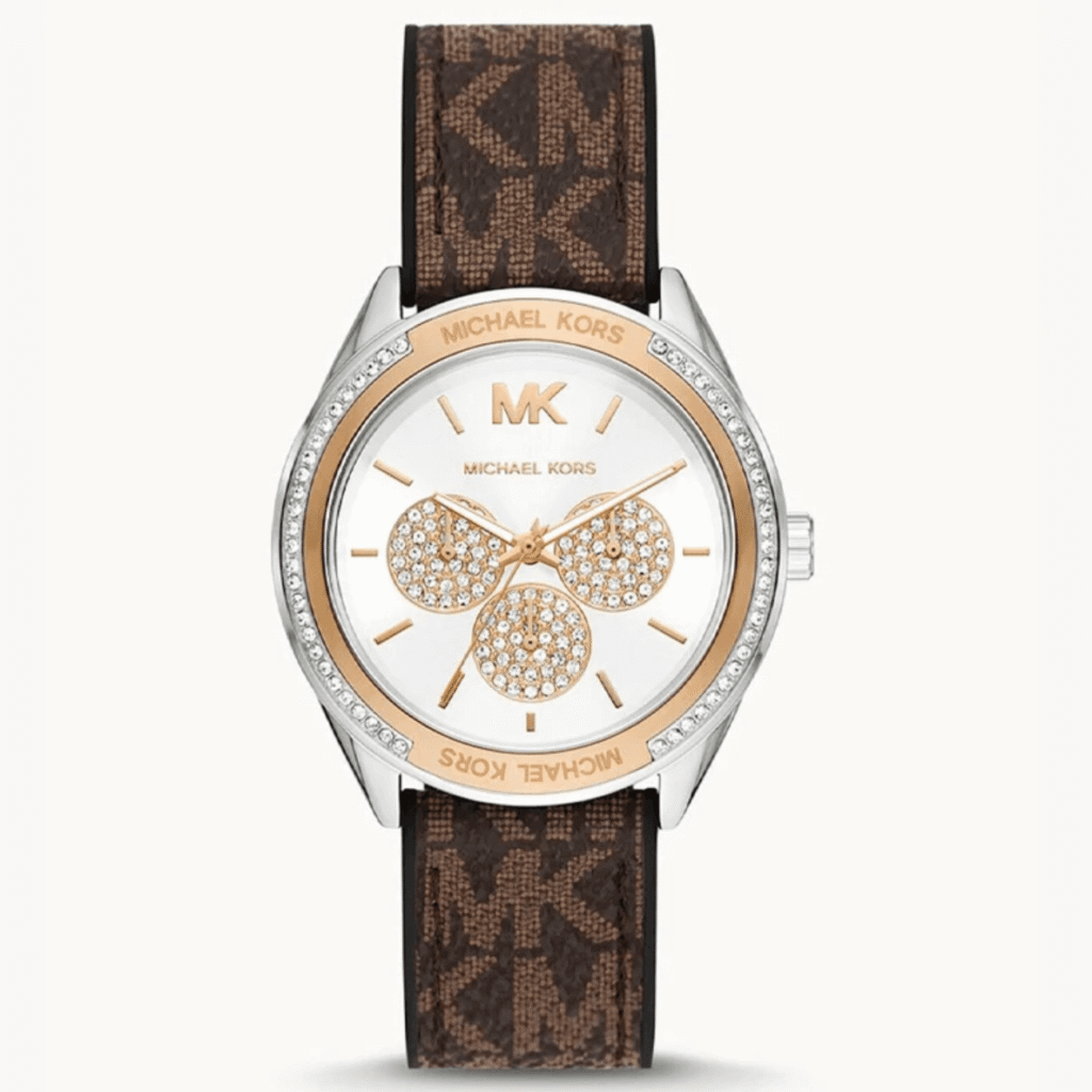 Montre Femme Michael Kors Jessa MK7205 : Multifonction, Cristaux et Logo Signature