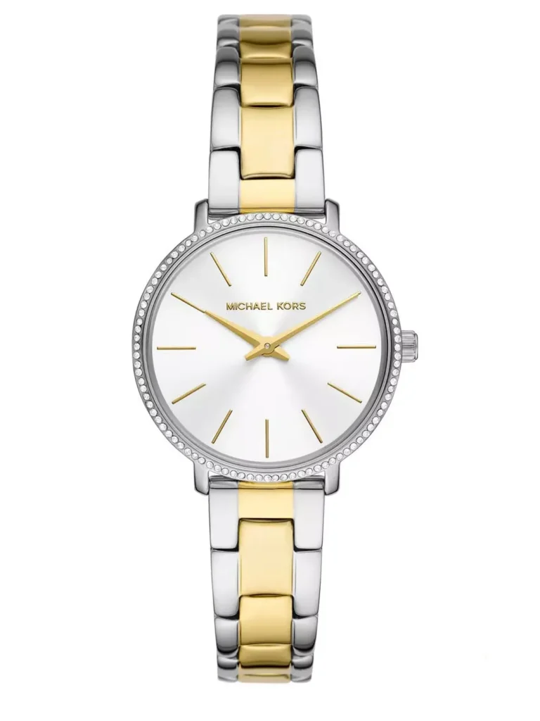 Montre Michael Kors MK1041 Pyper – Montre femme bicolore pavée