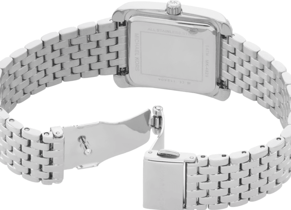 Montre Michael Kors Emery MK4829 pour femme argent bleu – Image 2